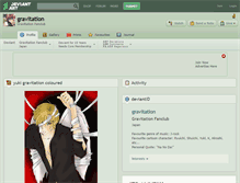 Tablet Screenshot of gravitation.deviantart.com