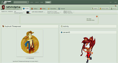 Desktop Screenshot of kathehedgehog.deviantart.com