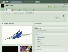 Tablet Screenshot of darkborg-ix.deviantart.com