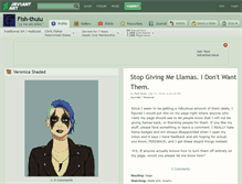 Tablet Screenshot of fish-thulu.deviantart.com