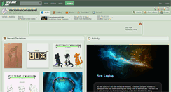 Desktop Screenshot of necromancer-seravel.deviantart.com