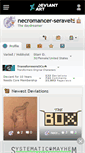 Mobile Screenshot of necromancer-seravel.deviantart.com
