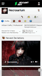 Mobile Screenshot of necrosarium.deviantart.com