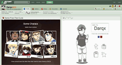 Desktop Screenshot of darqx.deviantart.com