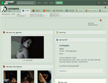 Tablet Screenshot of centopeia.deviantart.com