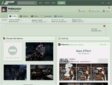Tablet Screenshot of pkbitchgirl.deviantart.com