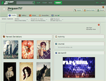 Tablet Screenshot of jferguson757.deviantart.com