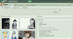 Desktop Screenshot of mizuzu.deviantart.com