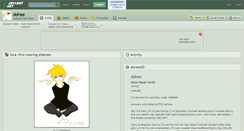 Desktop Screenshot of dohee.deviantart.com