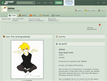 Tablet Screenshot of dohee.deviantart.com