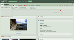 Desktop Screenshot of jamescut.deviantart.com