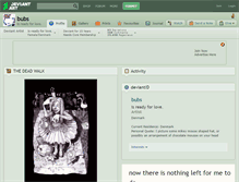 Tablet Screenshot of bubs.deviantart.com
