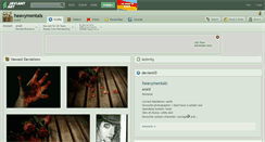 Desktop Screenshot of heavymentals.deviantart.com