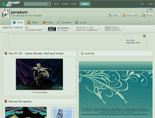 Tablet Screenshot of persekore.deviantart.com