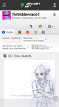 Mobile Screenshot of forbiddenrace1.deviantart.com