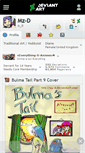 Mobile Screenshot of mz-d.deviantart.com