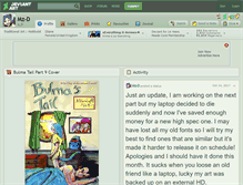 Tablet Screenshot of mz-d.deviantart.com
