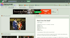 Desktop Screenshot of nightmareknight.deviantart.com
