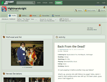Tablet Screenshot of nightmareknight.deviantart.com