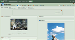 Desktop Screenshot of experimentx.deviantart.com