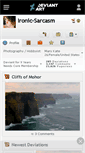 Mobile Screenshot of ironic-sarcasm.deviantart.com
