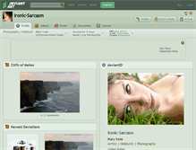 Tablet Screenshot of ironic-sarcasm.deviantart.com