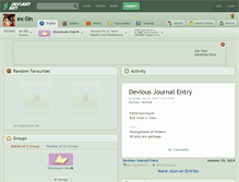 Tablet Screenshot of ex-sin.deviantart.com