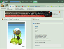 Tablet Screenshot of 1205.deviantart.com