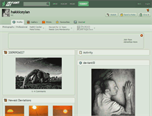 Tablet Screenshot of hakkiceylan.deviantart.com
