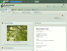 Tablet Screenshot of lame-ino-girl.deviantart.com
