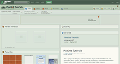 Desktop Screenshot of pixelart-tutorials.deviantart.com