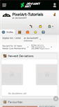 Mobile Screenshot of pixelart-tutorials.deviantart.com
