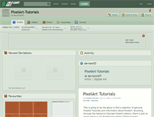 Tablet Screenshot of pixelart-tutorials.deviantart.com