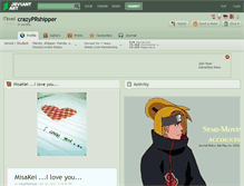 Tablet Screenshot of crazyprshipper.deviantart.com