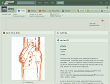 Tablet Screenshot of cinny.deviantart.com