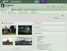 Tablet Screenshot of mindgameuk.deviantart.com