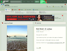 Tablet Screenshot of ali704.deviantart.com