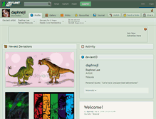Tablet Screenshot of daphnejl.deviantart.com