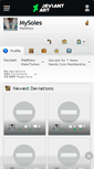 Mobile Screenshot of mysoles.deviantart.com