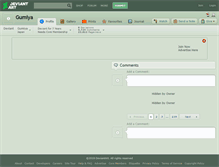 Tablet Screenshot of gumiya.deviantart.com