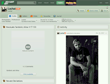 Tablet Screenshot of lochai.deviantart.com