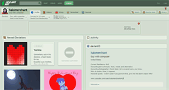Desktop Screenshot of halomerchant.deviantart.com