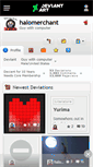 Mobile Screenshot of halomerchant.deviantart.com