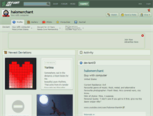 Tablet Screenshot of halomerchant.deviantart.com