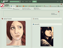 Tablet Screenshot of lurion.deviantart.com