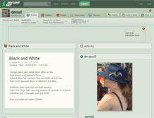Tablet Screenshot of deniall.deviantart.com