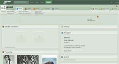 Desktop Screenshot of deboot.deviantart.com