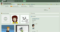 Desktop Screenshot of issydipsydinosaur.deviantart.com