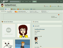 Tablet Screenshot of issydipsydinosaur.deviantart.com