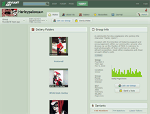 Tablet Screenshot of harleypalooza.deviantart.com